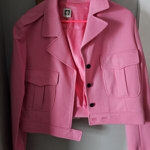 Anne Klein Bold Pink Women's Suit Jacket